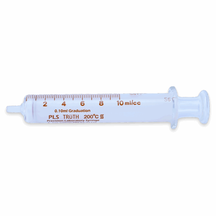 Glass Syringes. Luer Slip