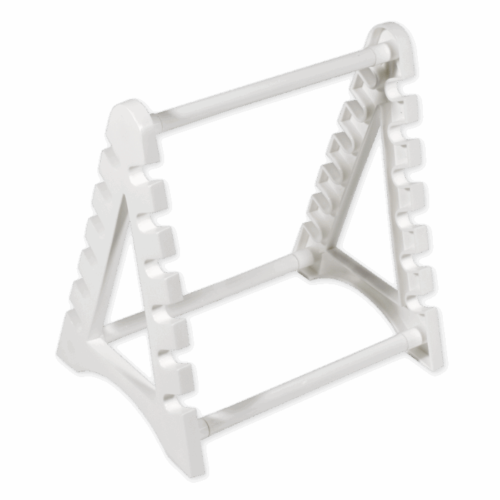 12 Place Pipette Stand. Horizontal. Polypropylene