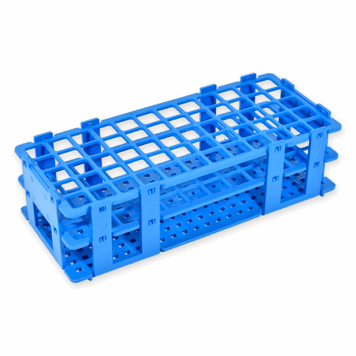 16mm Snap Together Rack. 60 Place. Blue