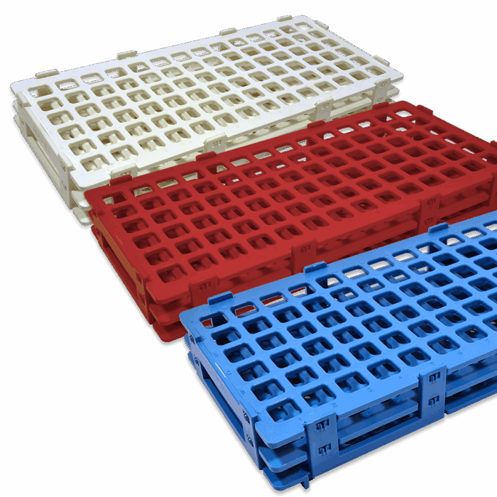 84 Place Polygrid Micro Tube Racks for 1.0-1.8ml Cryovials