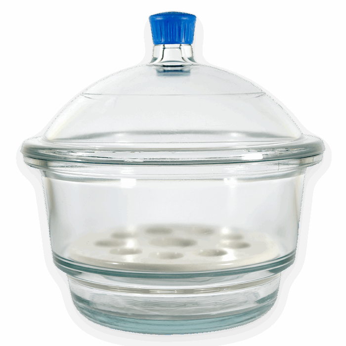 Desiccators. Glass