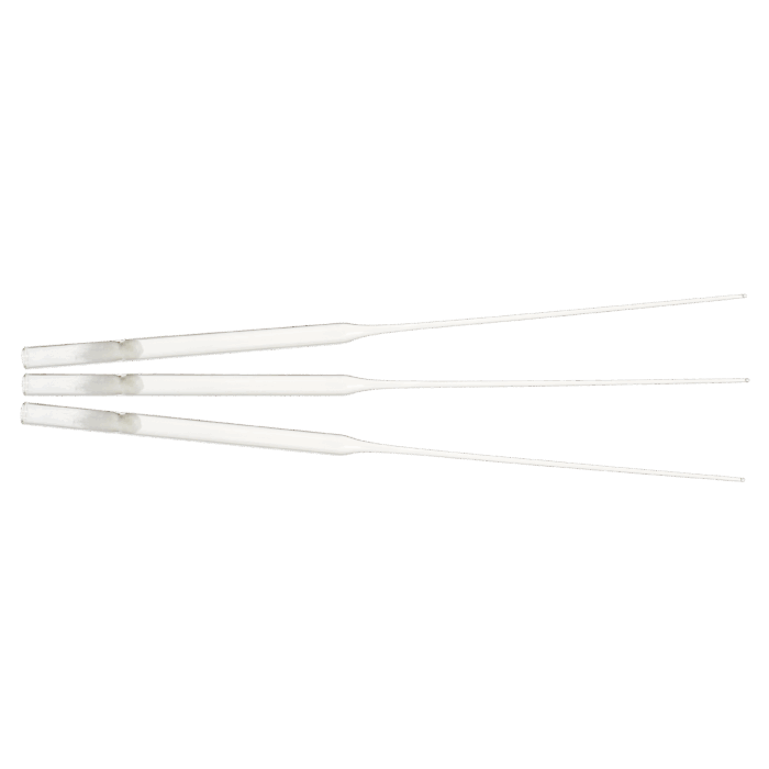 230mm Pasteur Pipette. Closed Tip Cotton in Mouth. Soda Lime Glass