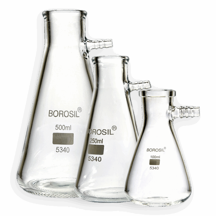 Filter Flasks. Glass