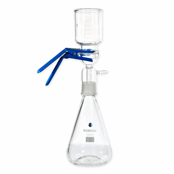 Glass Filter Holder Assembly 47mm dia filtration Base 1000ml Flask