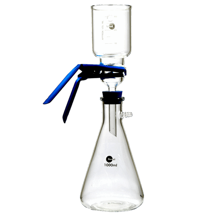 Glass Filter Holder Assembly 47mm dia filtration Base