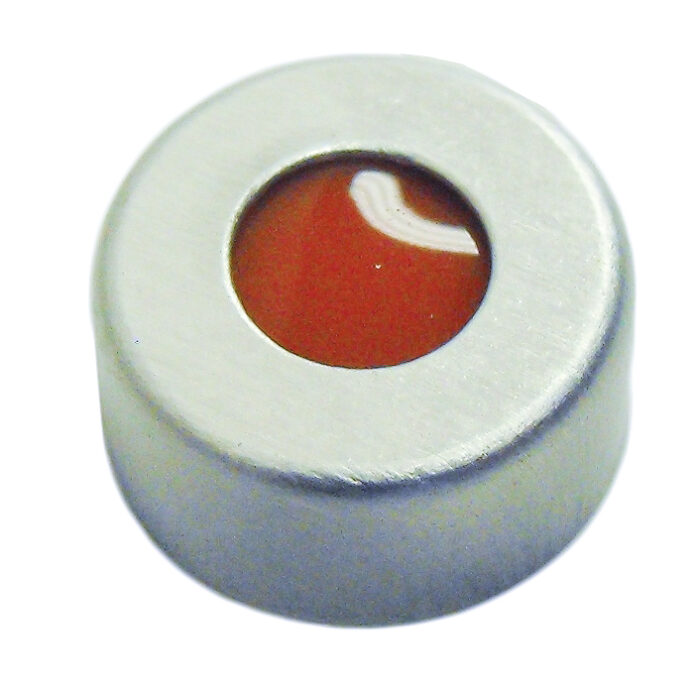 11mm Cap Crimp-Top with 5.5mm Centre Hole Aluminium