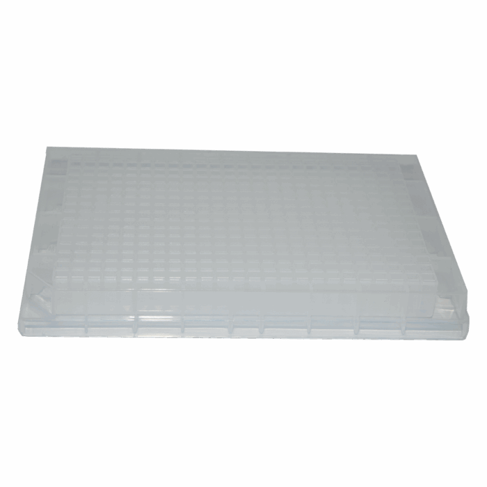 120ul 384 Well Plate. Square Well. V-Bottom. Polypropylene