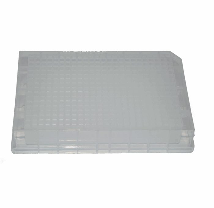 190ul 384 Well Plate. Square Well. V-Bottom. Polypropylene