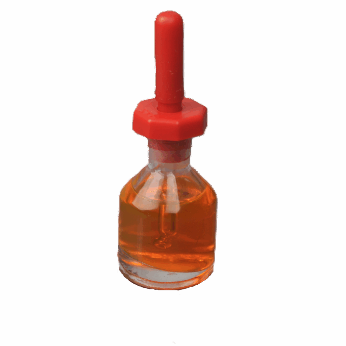 Dropping Bottle, Clear with screw stopper, Glass