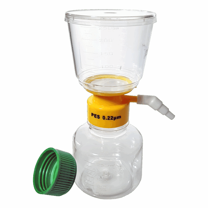 500ml 0.22um PES Vacuum Driven Filter Disposable Sterile