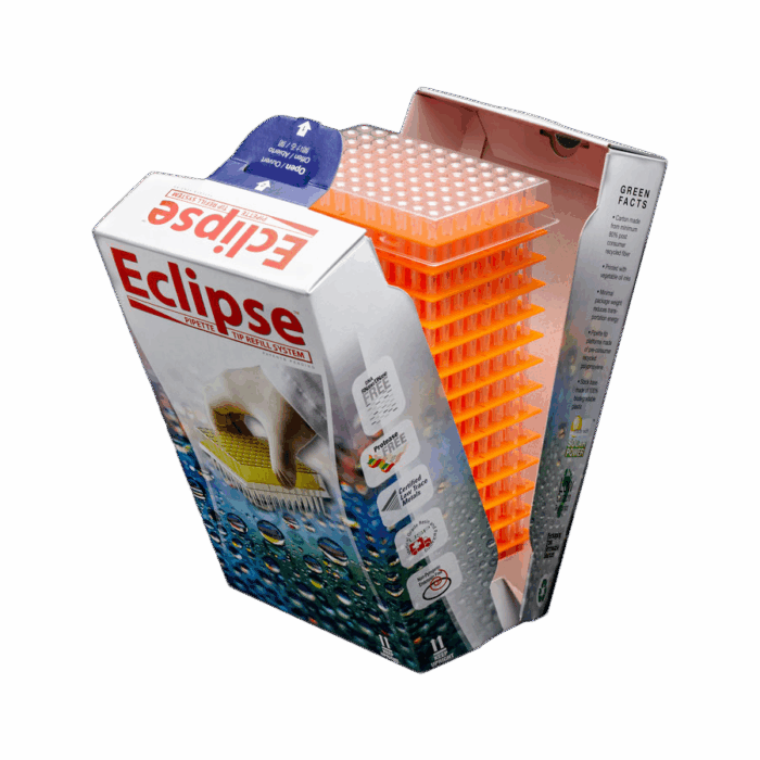 200ul Pipette Tips. 49mm Long. Bevel Point. Eclipse System - Image 2