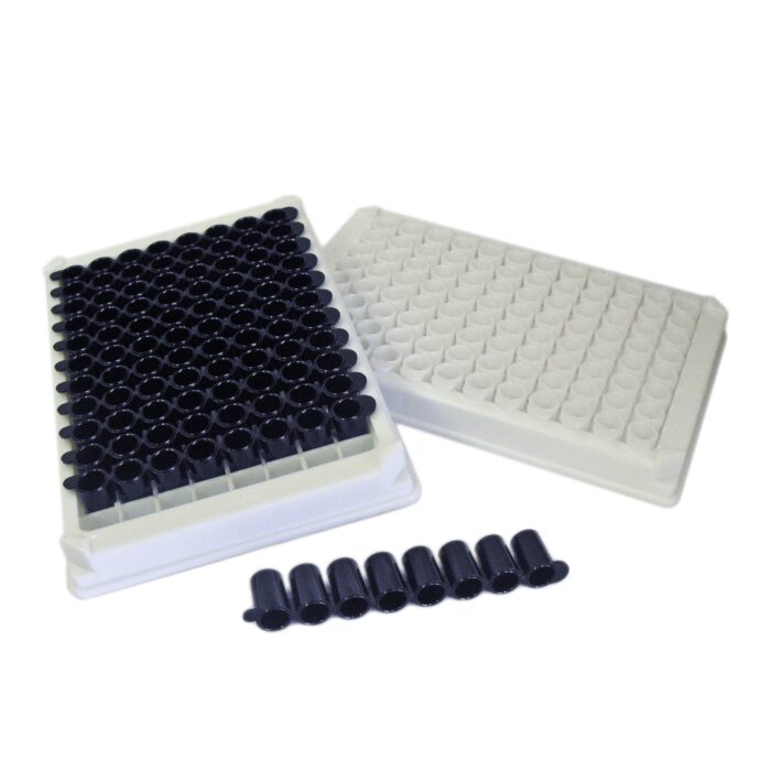 96 Well Luminescence Plates Detachable 12 Well Strips White