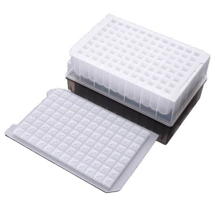 96 Well Silicone Sealing Mat. Square Well Plate Pre-slit - Image 2
