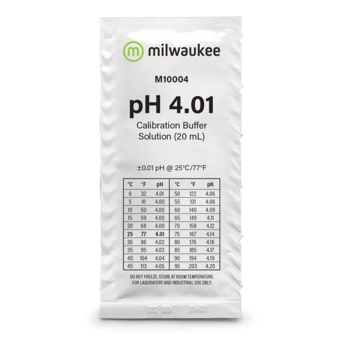 pH 4.01 Calibration Solution Sachets (25)