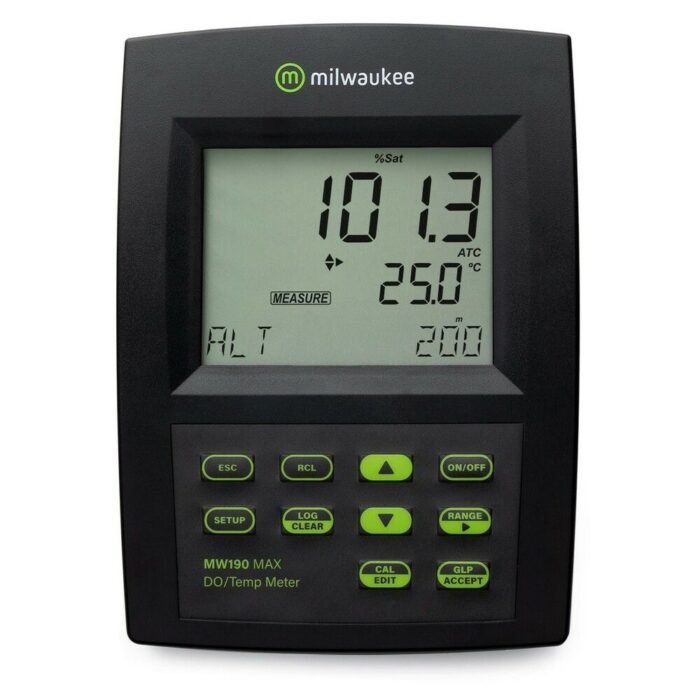 Milwaukee MW190 MAX Dissolved Oxygen Bench Meter With Automatic Calibration - Image 2