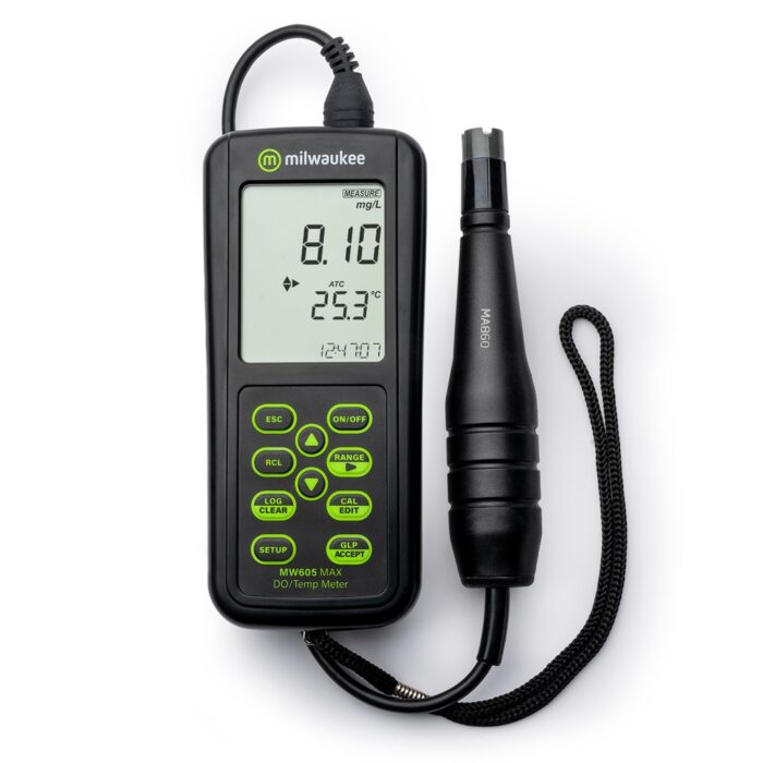 Milwaukee Waterproof Galvanic Dissolved Oxygen Meter With Automatic Calibration