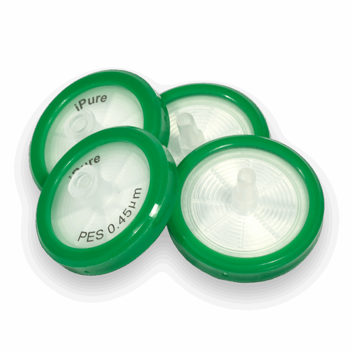 PES Syringe Filter 0.45µm. 30mm dia
