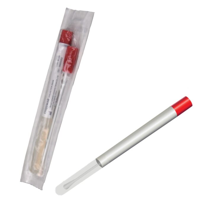 Swabs. Collection and transport. PS Stick Individually wrapped. Sterile