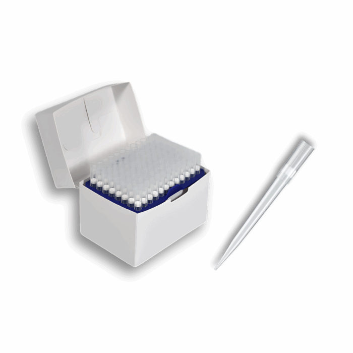 1000ul Filter Pipette Tips. 83mm Long. Low Retention. Biodegradable Eco Racked. Sterile