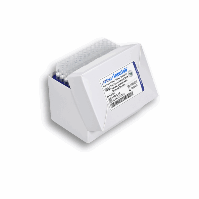 1250ul Filter Pipette Tips. 98mm Long. Low Retention. Biodegradable Eco Racked. Sterile - Image 3