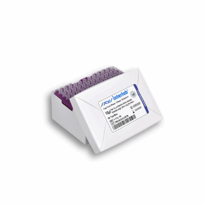 10ul Filter Pipette Tips. 46mm Long. Low Retention. Biodegradable Eco Racked. Sterile - Image 3