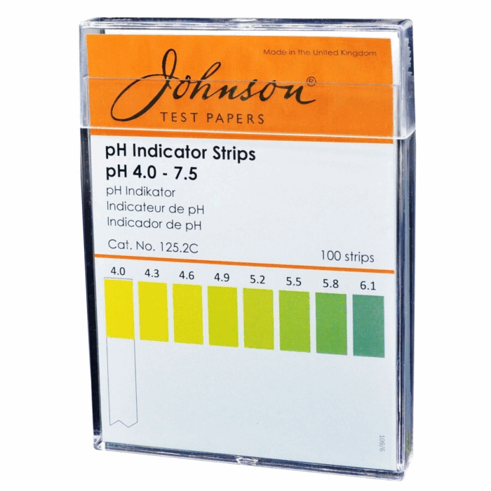 pH 4.0-7.5 Universal Indicator Strips