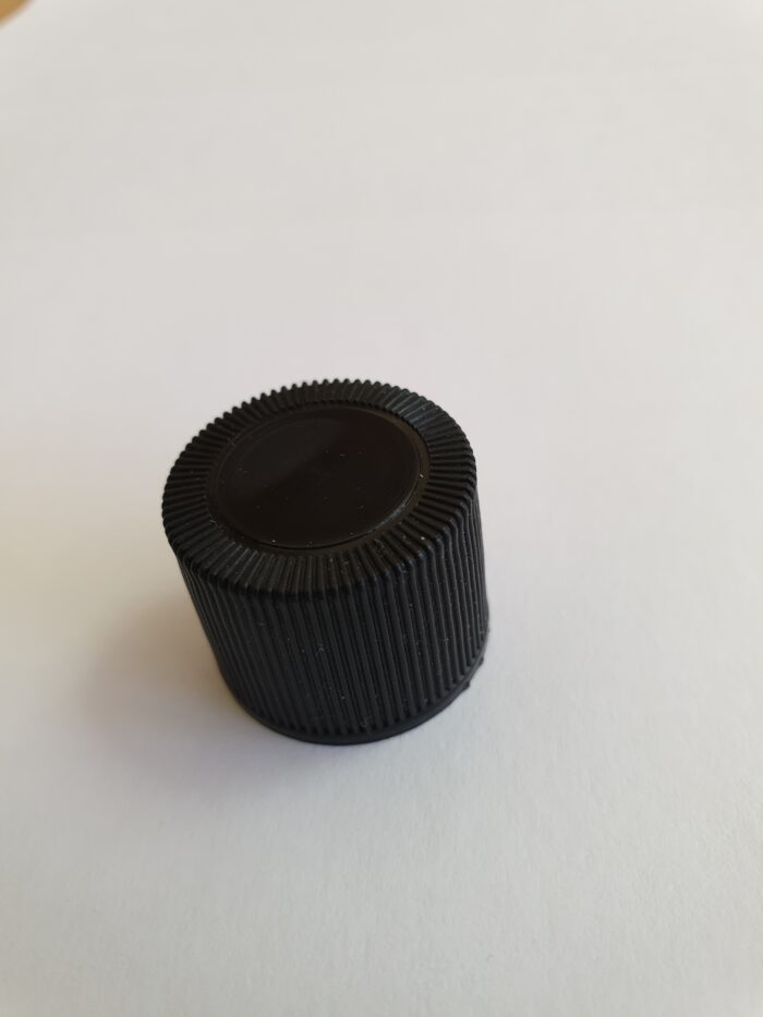 20mm Screw Cap. optional for 4004-0424. Bakelite Material. Black