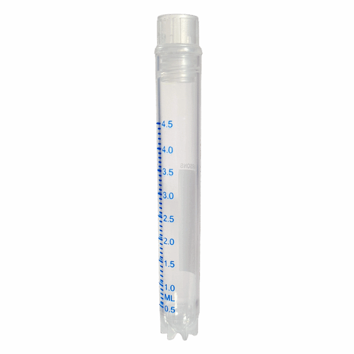 4.5ml Cryochill Vial. Star Foot. Internal Thread. Sterile