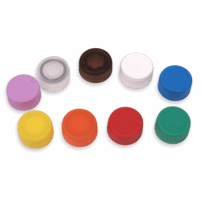 Screw Caps for Microcentrifuge Tubes