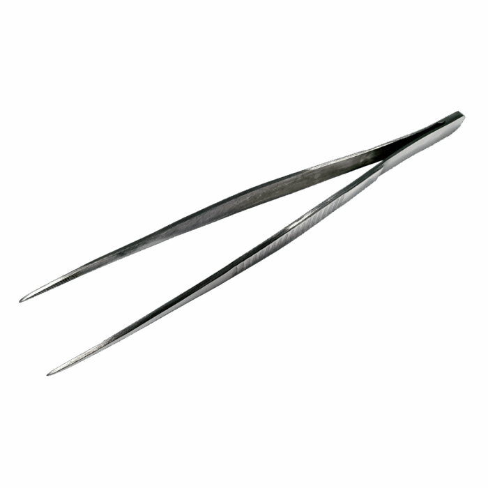 160mm Forceps, Straight Tip, Stainless Steel