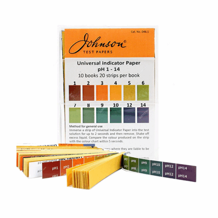 Universal Indicator Paper pH 1 – 14, in Books.
