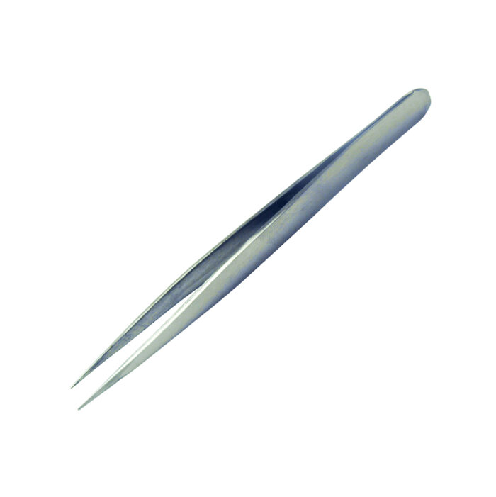 135mm Forceps. Straight Ultra fine Tip. Stainless Steel