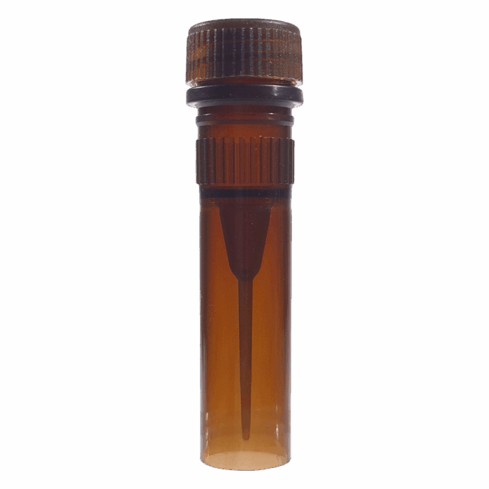 0.5ml Microcentrifuge Tubes with Screw Cap, AMBER, Free Standing