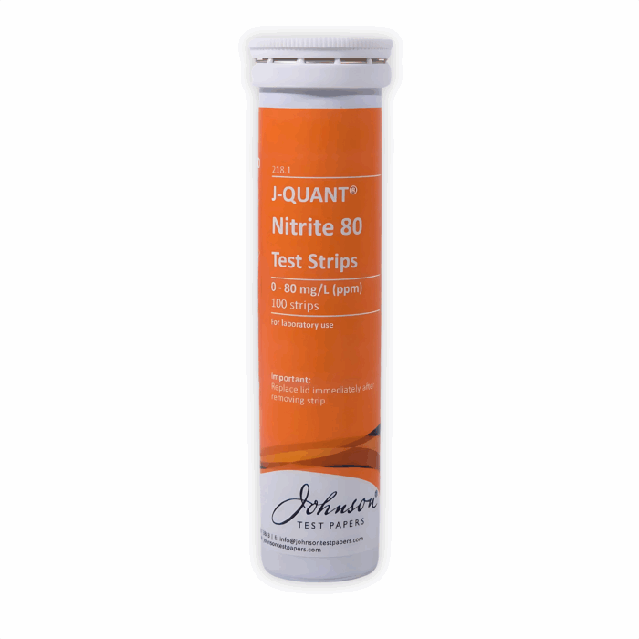 0-80ppm (mg/L) Nitrite Indicator Strips