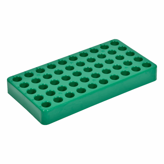 50 Place Locking Rack for Cryochill Vials with starfoot. PC. Green - Image 2