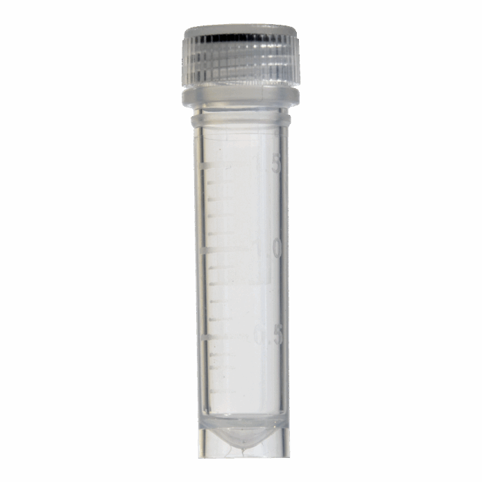 2.0ml Microcentrifuge Tubes with Screw Cap, Free Standing