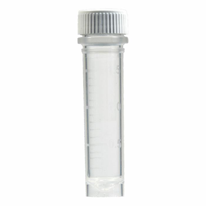 2.0ml Microcentrifuge Tubes, White Caps