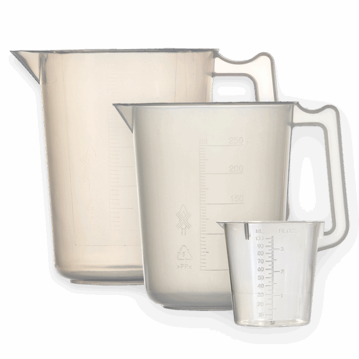 Beakers. Polypropylene