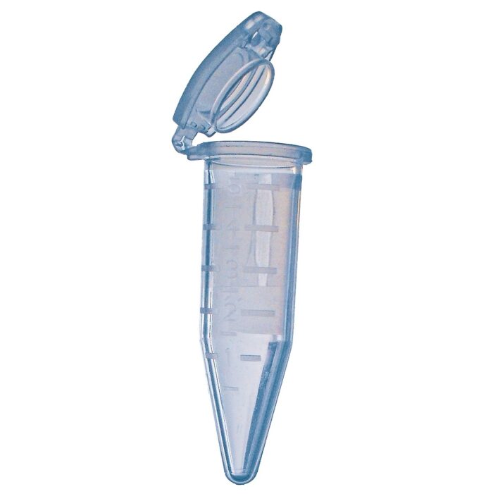 5ml Microcentrifuge Tube. Flip Cap. Natural