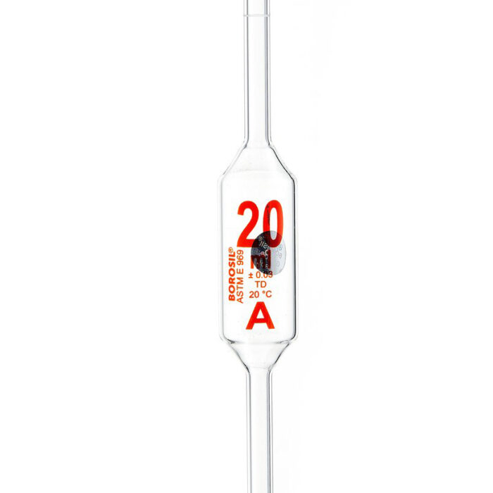Volumetric Bulb Pipettes. Glass