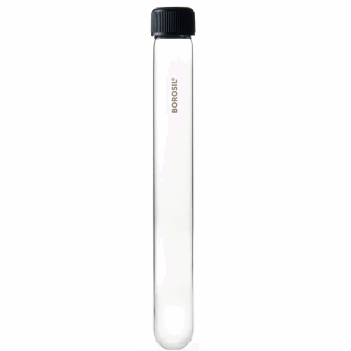 60ml Glass Culture Tubes, 25x200mm, PP Screw Cap