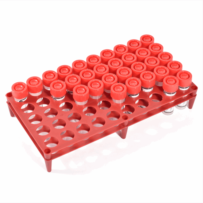 5ml Collection Tube. Labelled. Red Screw Cap. Sterile - Image 2