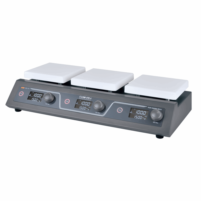 3 Place Hotplate Magnetic Stirrer