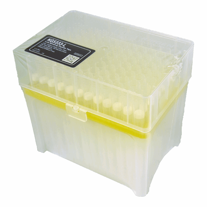 1250ul Filter Pipette Tips. 102mm Long. Low Retention Racked. Sterile - Image 2