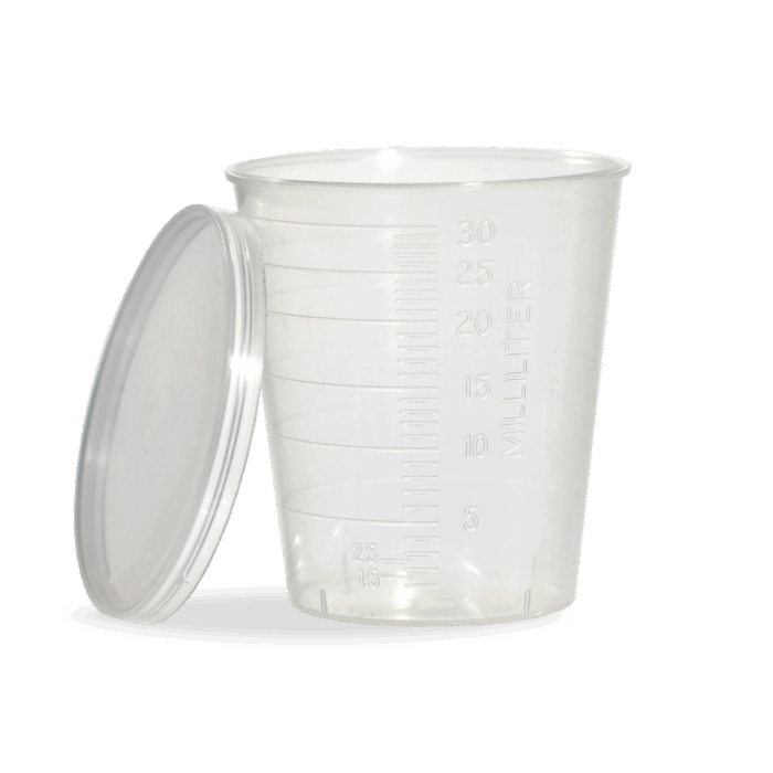 30ml Medicine Cups with Optional Lid