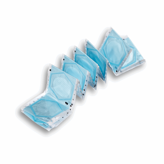 MCE Gridded Membrane Filter 0.45µm. 47mm dia, Continuous Package. Sterile
