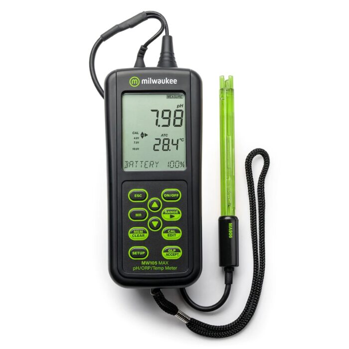 Milwaukee Waterproof pH/ORP/Temp Portable Meter