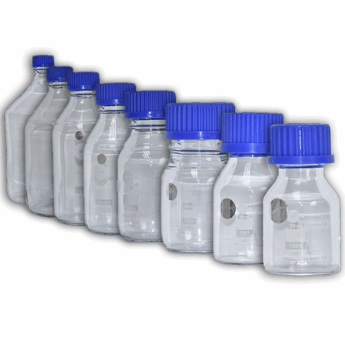 Reagent Bottles Clear. Glass