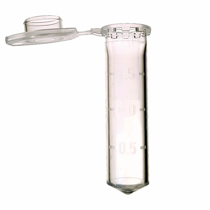 2ml Microcentrifuge Tube. Flip Cap. Natural