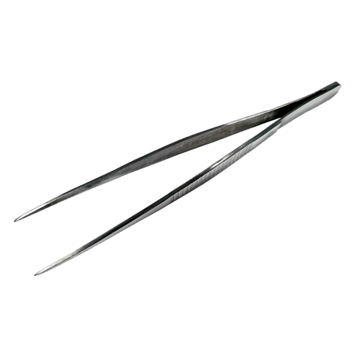 160mm Forceps, Straight Tip, Stainless Steel